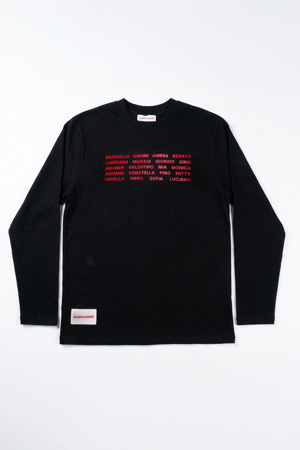 Italian Icons Long-Sleeve Tee Black