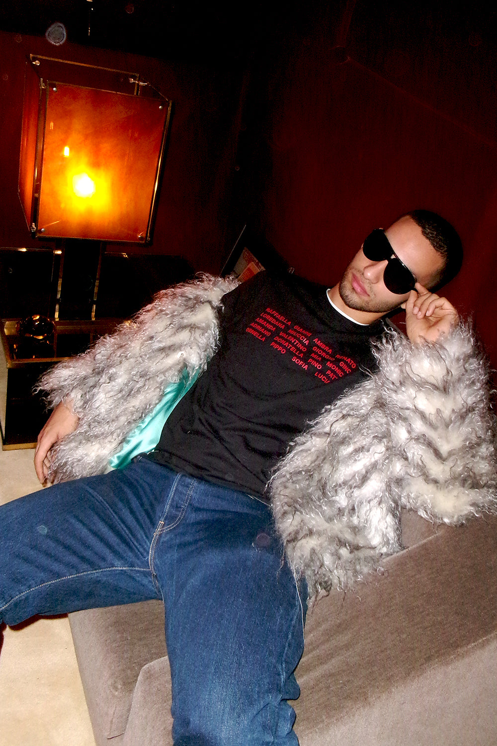 Italian Icons Long-Sleeve Tee Black