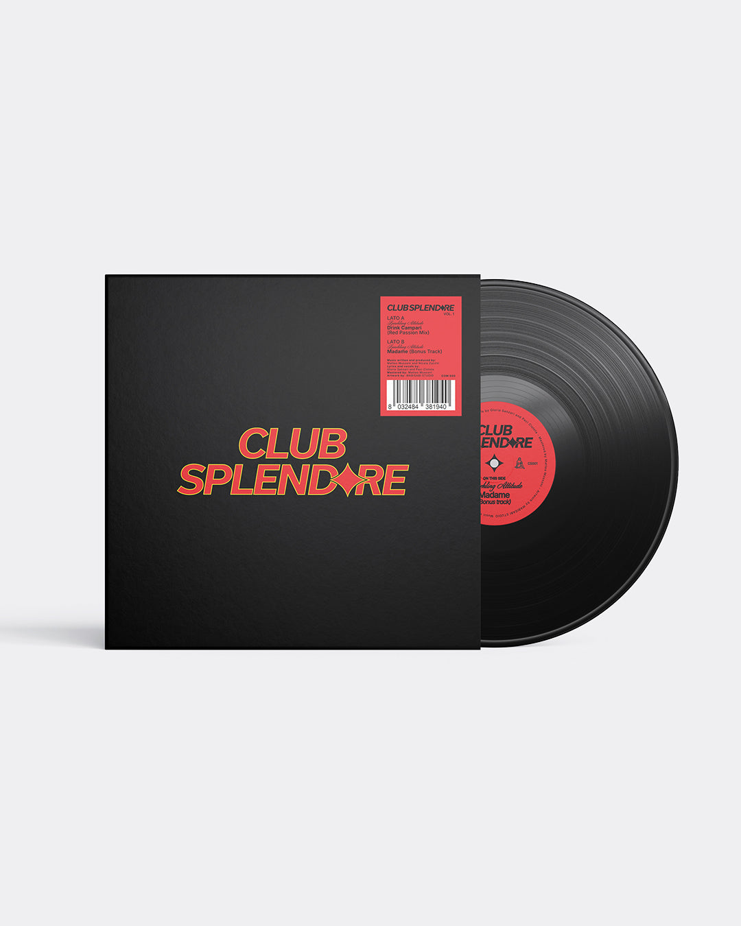 Club Splendore, Vinyl Vol.1, 12"